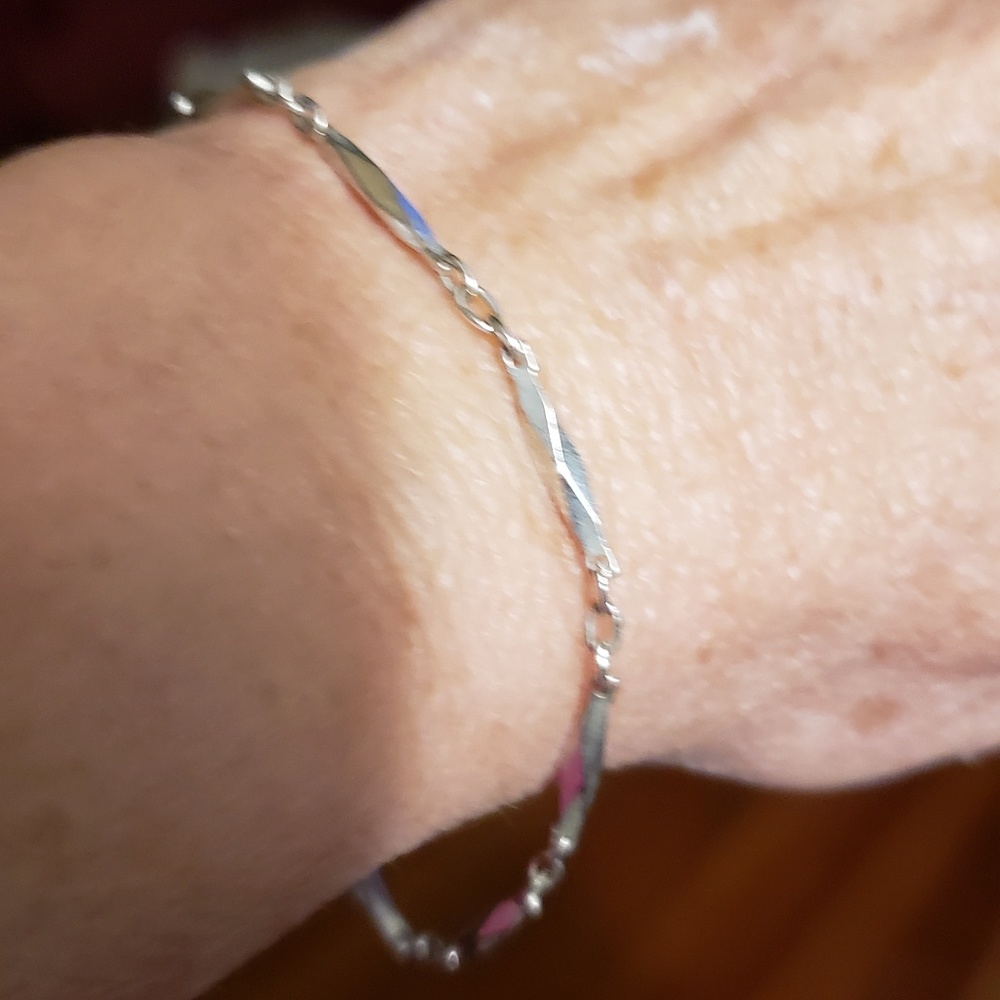 Dainty sterling silver bracelet